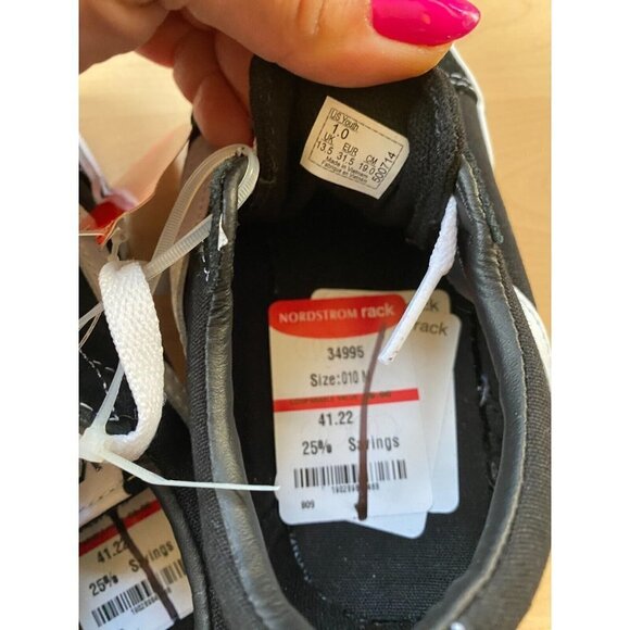 VANS Bnwt "Ward" Low Top Sneakers Boys New Black - Picture 8 of 8